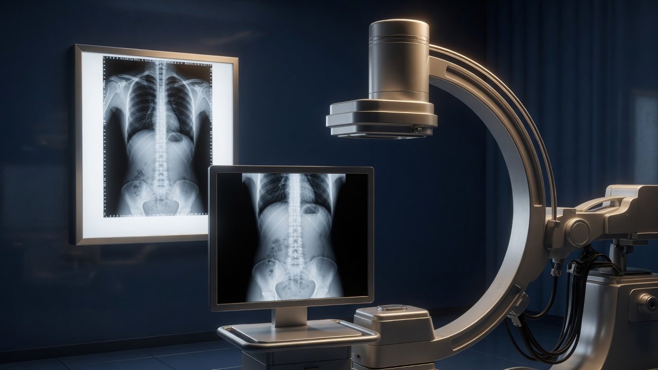 Moon Ray C-arm Fluoroscopy imaging plate
