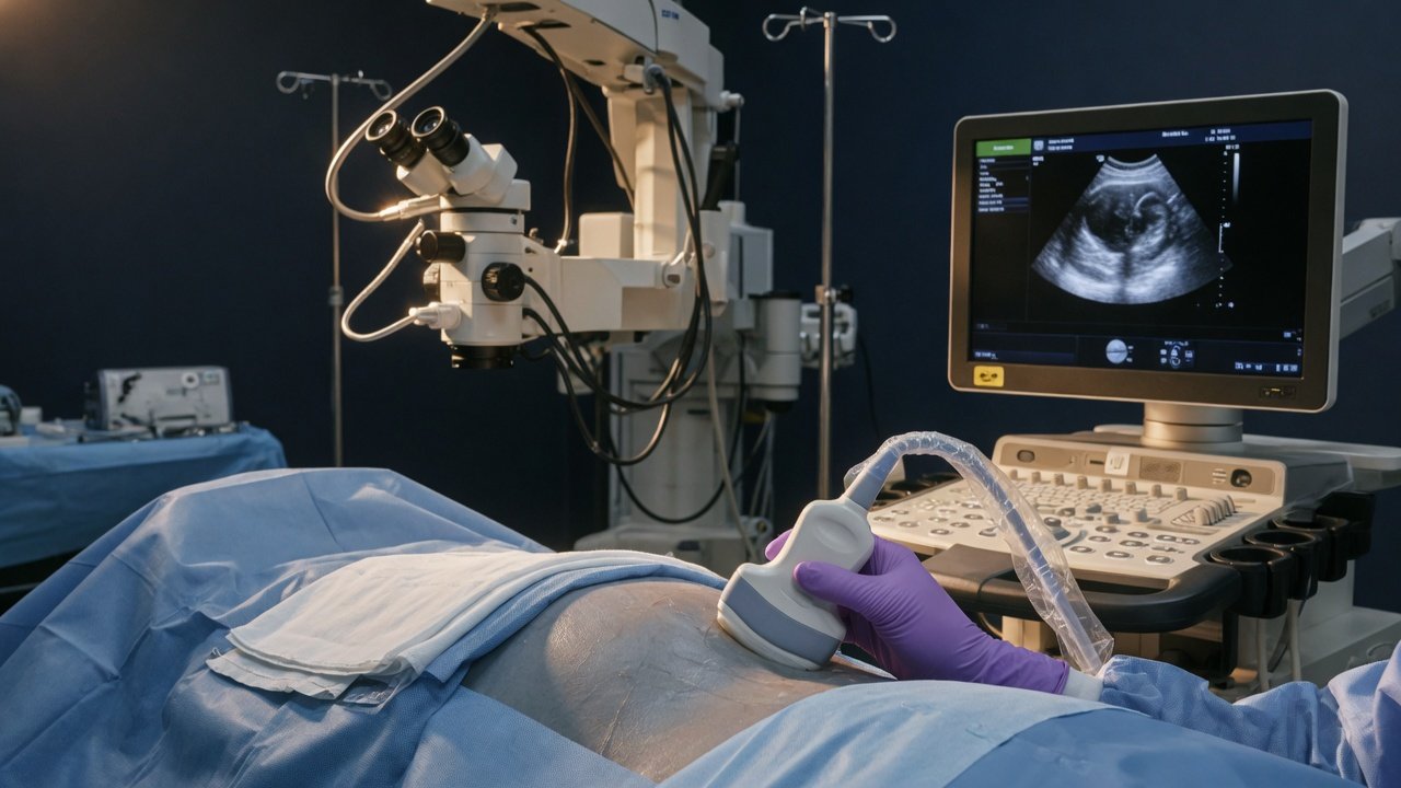 Intraoperative ultrasound guidance during cranial surgery
