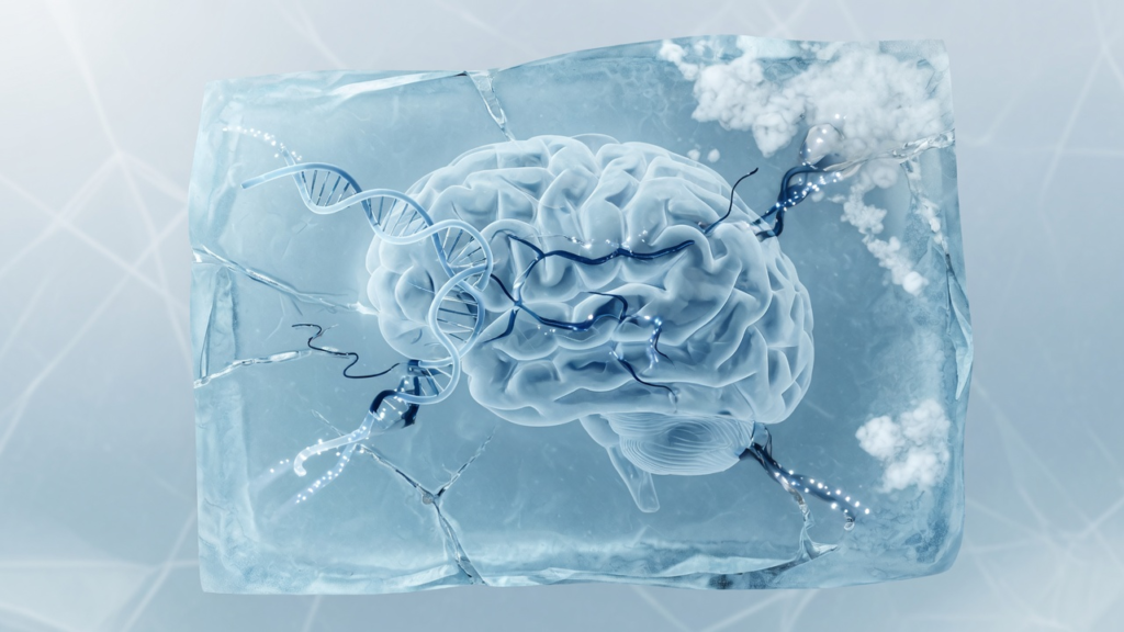 Why Poor Sleep May Harm Some Brains More | خراب نیند کچھ دماغوں کو زیادہ نقصان کیوں پہنچا سکتی ہے Frozen Breeze editorial illustration for: Why Poor Sleep May Harm Some Brains More. AI-generated; not a diagnostic scan.