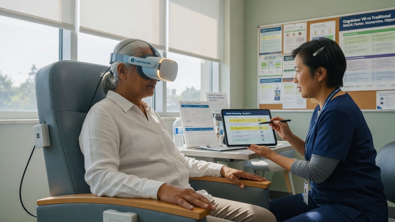 Early validation of Cogniclear VR cognitive screening versus MoCA in older adults