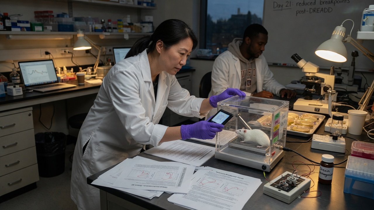 Orexin neurons help sustain motivation when rewards become harder to reach